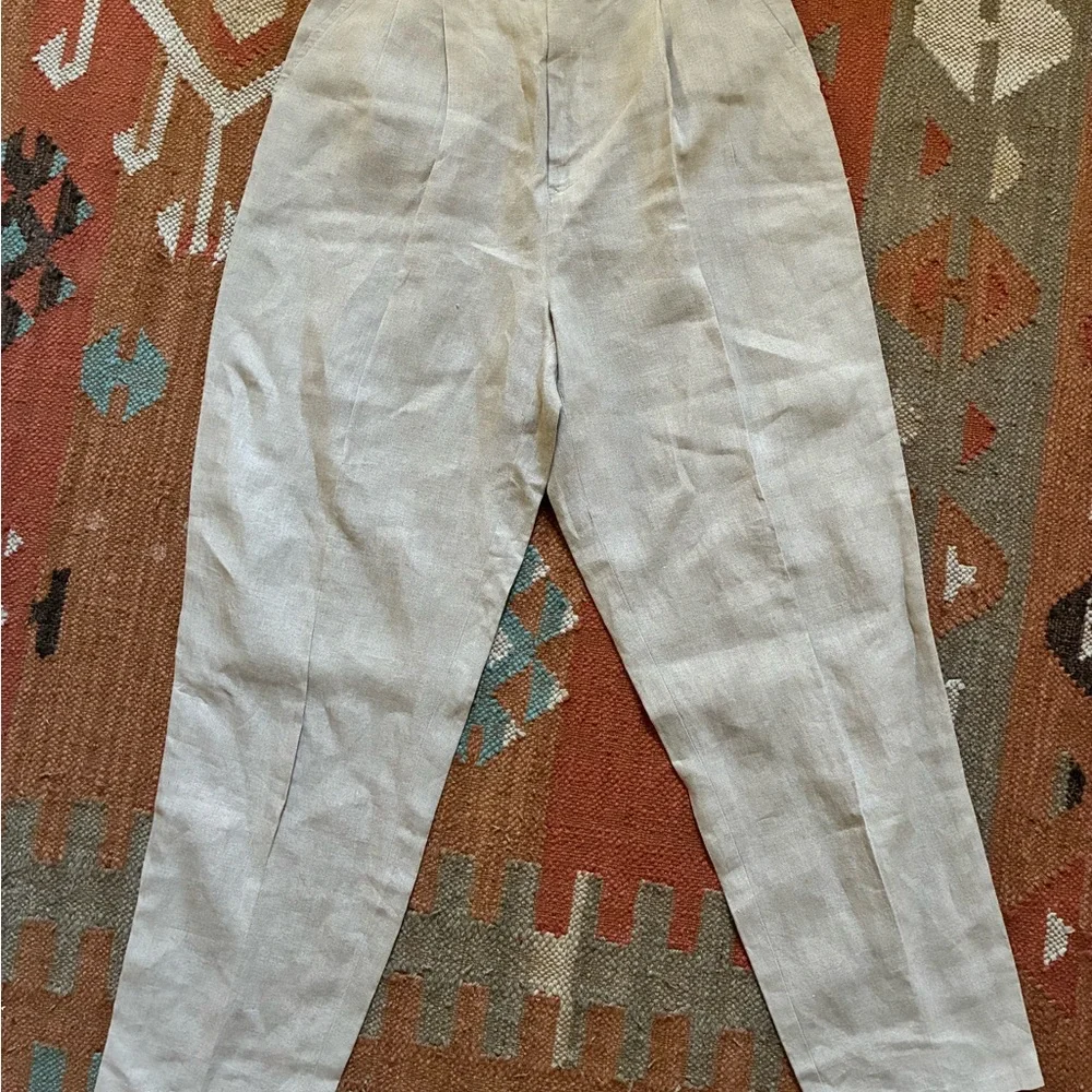 Vintage Banana Republic Linen Pants - Picture 2 of 3
